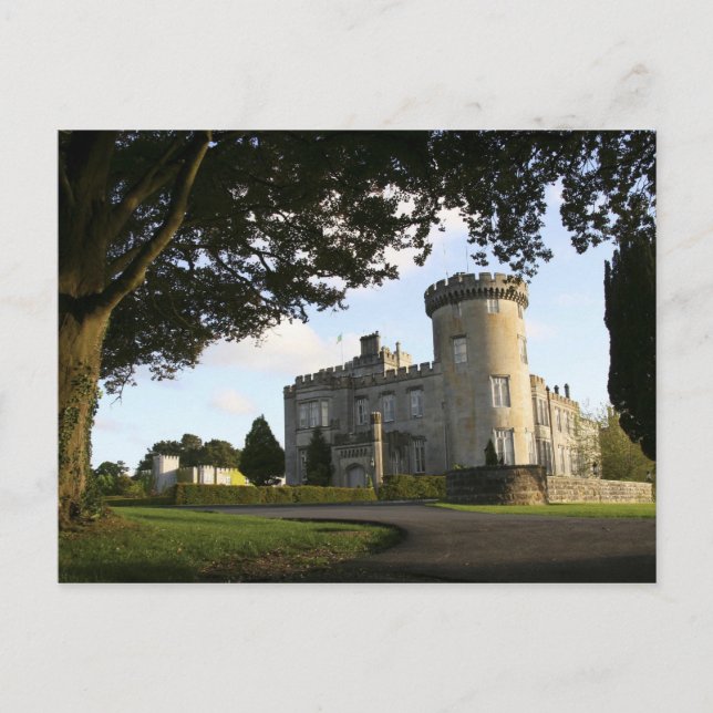 Irland, Dromoland Castle sideentrance. Vykort (Framsida)