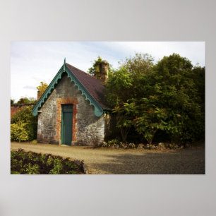 Irland, Dromoland Castle walled garden Poster