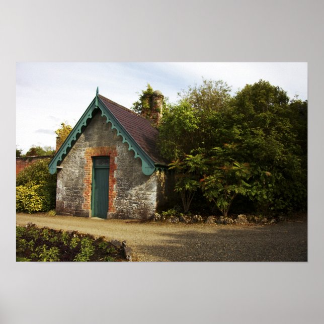 Irland, Dromoland Castle walled garden Poster (Framsidan)