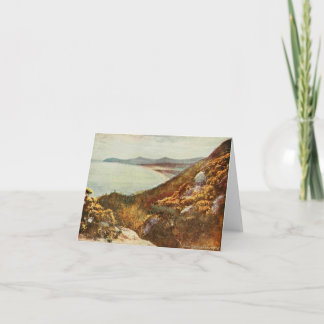 Irland Dublin Bay från Victoria Backe Kort