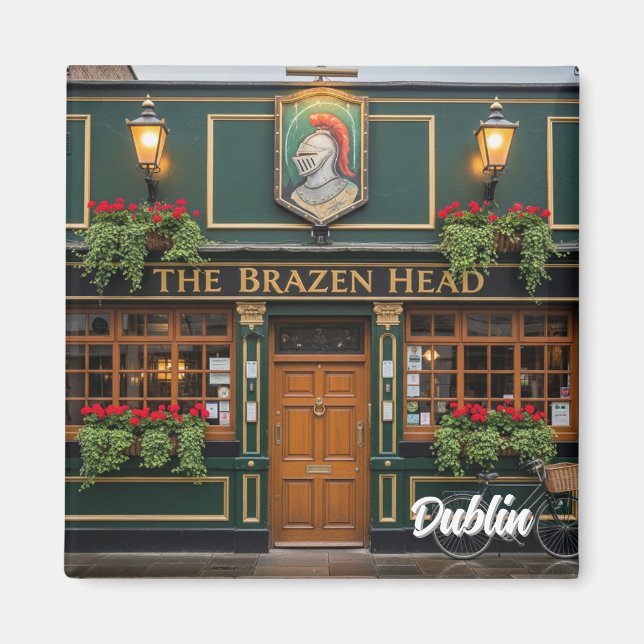 Irland Dublin Pub Magnet (Framsidan)