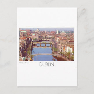Irland Dublin River Liffey (St.K.) Vykort