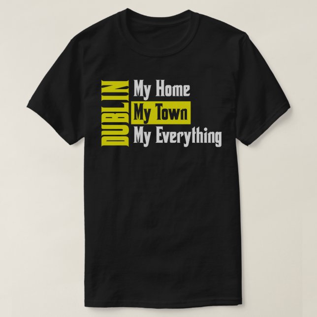 Irland Dublin T Shirt (Design framsida)