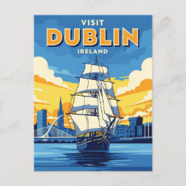 Irland Dublin Tall Frakt Vykort