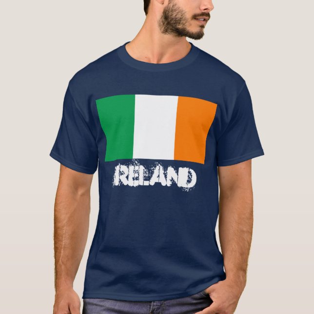 Irland (Éire) Irish Flagga Tröja (Framsida)