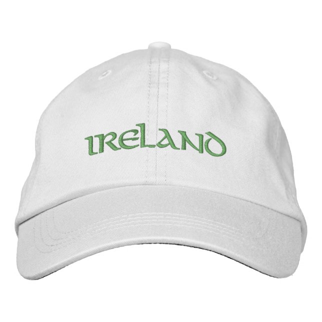 Irland Embroized Hat Broderad Keps (Framsida)