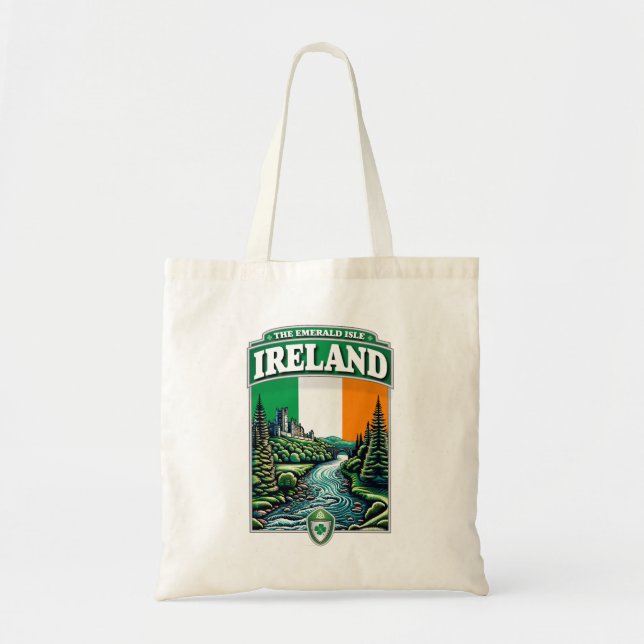 Irland Emerald Isle Tygkasse (Framsidan)