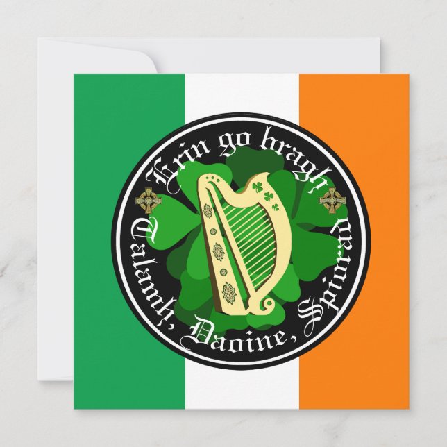 Irland evigt/Erin go bragh/a land/people/spirt (Framsida)