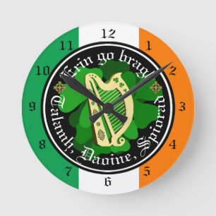 Irland evigt/Erin go bragh/a land/people/spirt Rund Klocka