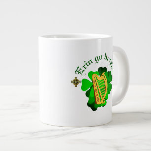 Irland evigt/Erin go bragh/ harp Jumbo Mugg