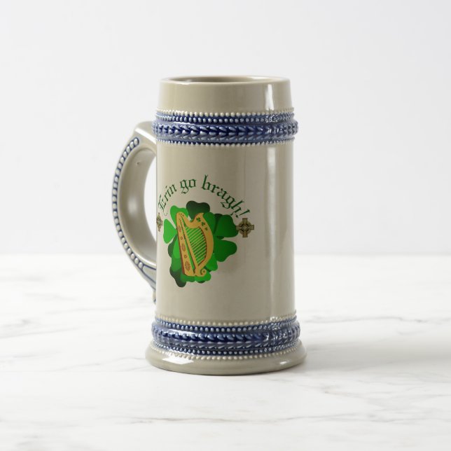 Irland evigt/Erin go bragh/ harp Sejdel (Framsida vänster)