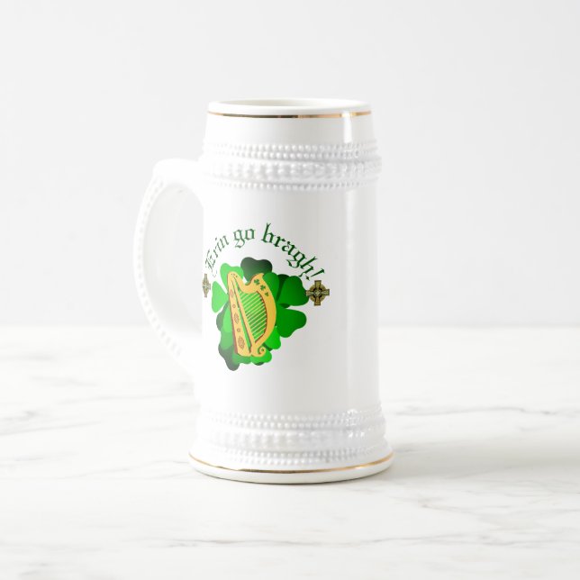Irland evigt/Erin go bragh/ harp Sejdel (Framsida vänster)