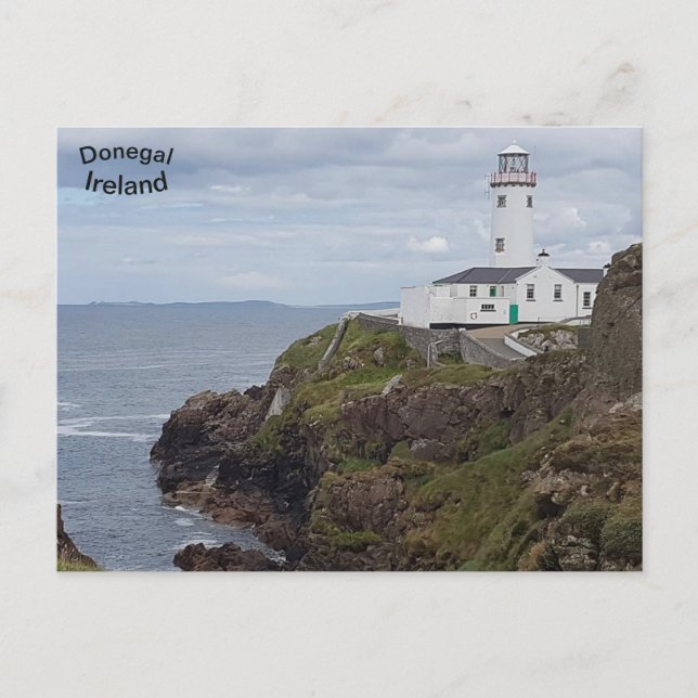 Irland, Fanad Lighthouse, Donegal, Irland. Vykort (Framsida)