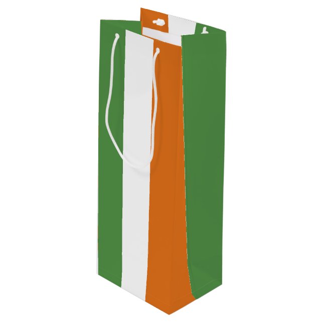 Irland flagga (Framsidan Vinklad)