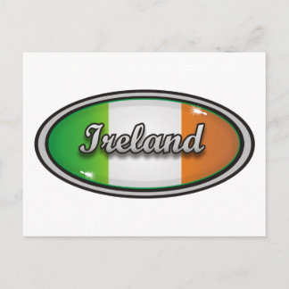 Irland flagga 1 vykort