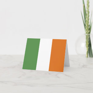 Irland flagga anteckningskort