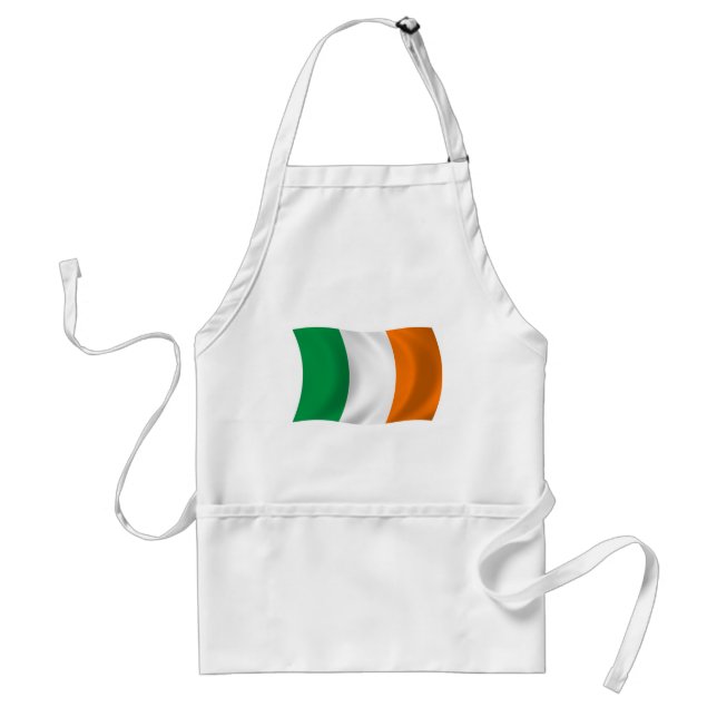 Irland Flagga Apron Förkläde (Framsidan)
