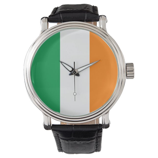 Irland Flagga Armbandsur (Framsida)