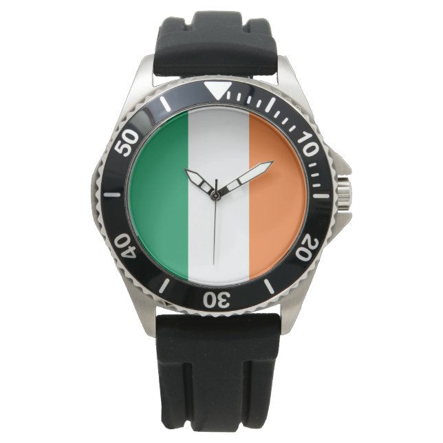 Irland Flagga Armbandsur (Framsida)