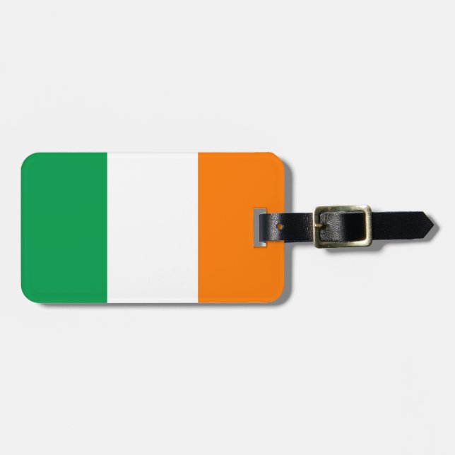 Irland Flagga Bagagebricka (Horisontell Framsida)