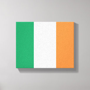 Irland Flagga Canvastryck