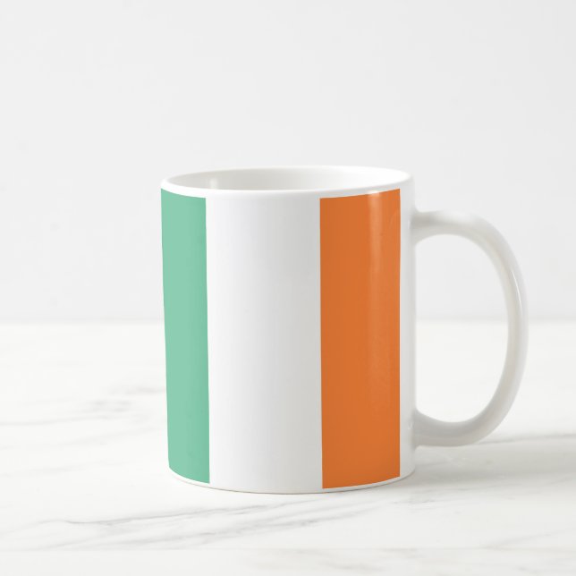 Irland Flagga Ceramic Mugg (Höger)