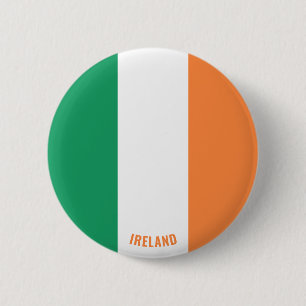 Irland Flagga Charming Patriotic Knapp
