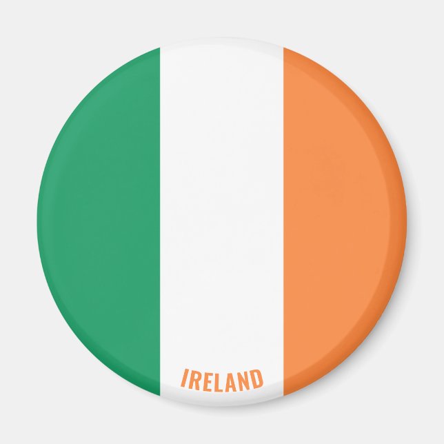 Irland Flagga Charming Patriotic Magnet (Framsidan)