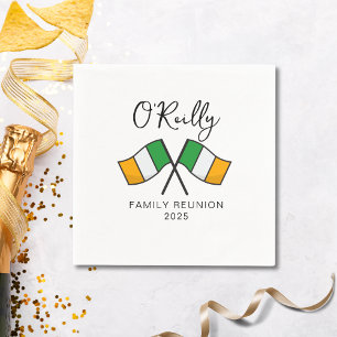 Irland Flagga Familjeåterförening Pappersservett