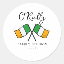 Irland Flagga Familjeåterförening 