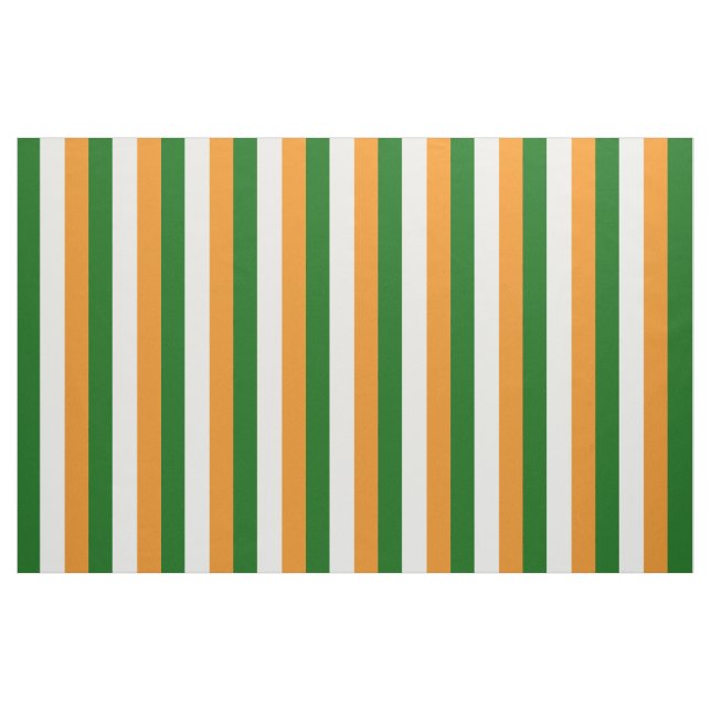 Irland flagga färg, Orange, vit, grönt Tyg (Fat Quarter)