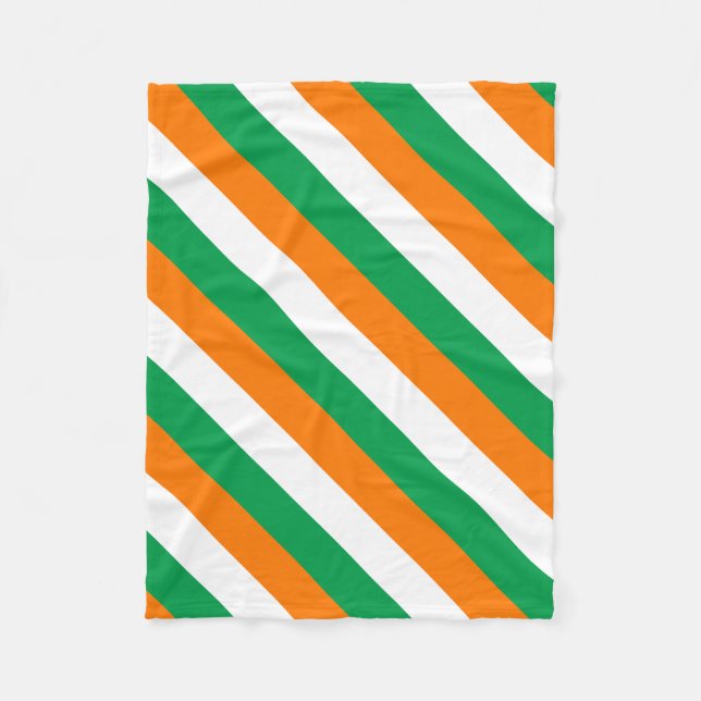 Irland-Flagga Fleecefilt (Framsidan)