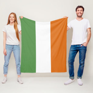 Irland flagga fleecefilt