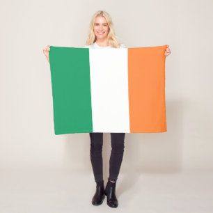 Irland Flagga Fleecefilt