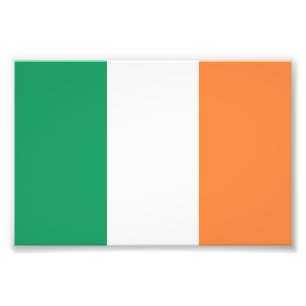 Irland Flagga Fototryck