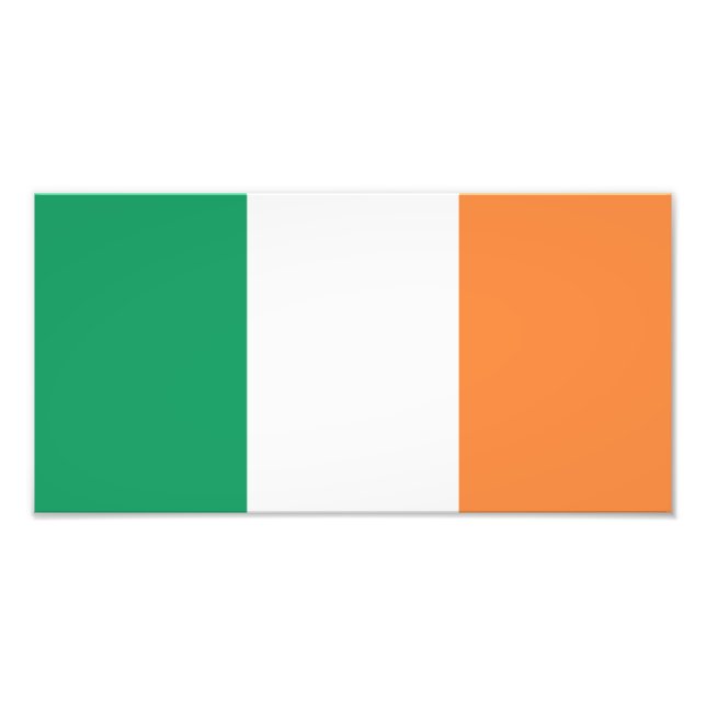 Irland Flagga Fototryck (Framsidan)