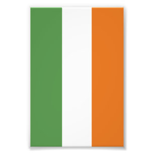 Irland flagga fototryck