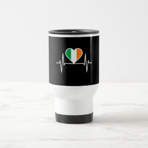 Irland Flagga Heartslag Resemugg