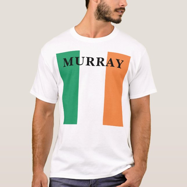 Irland Flagga Irish Surname Namn Anpassningsbar Fä T Shirt (Framsida)