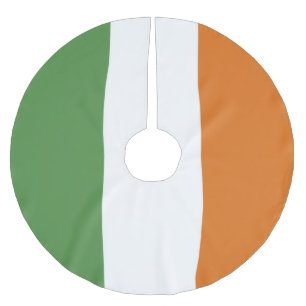 Irland flagga julgransmatta borstad polyester