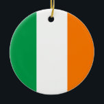 Irland Flagga Julgransprydnad Keramik<br><div class="desc">Irland Flagga</div>