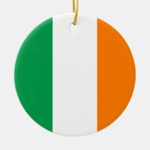 Irland Flagga Julgransprydnad Keramik