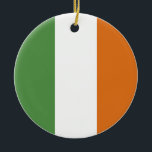 Irland flagga julgransprydnad keramik<br><div class="desc">En idealisk gåva till alla dem som är patriotiska i land!</div>