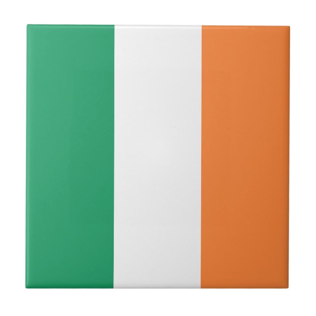 Irland Flagga Kakelplatta (Framsidan)