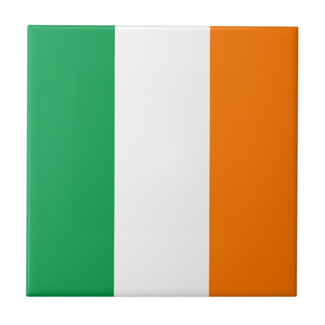 Irland Flagga Kakelplatta (Framsidan)