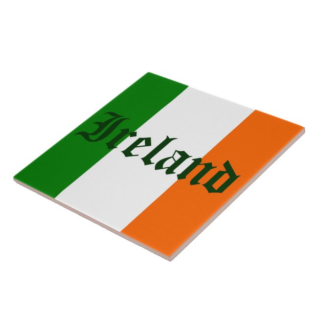 Irland Flagga Kakelplatta (Sidan)