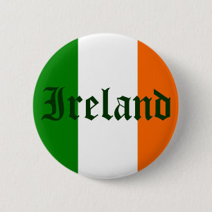 Irland Flagga Knapp