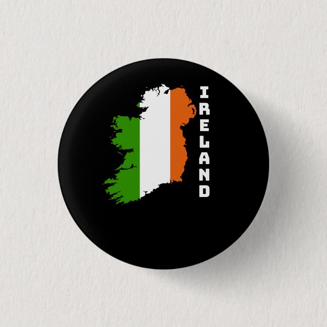 Irland Flagga Knapp (Framsida)