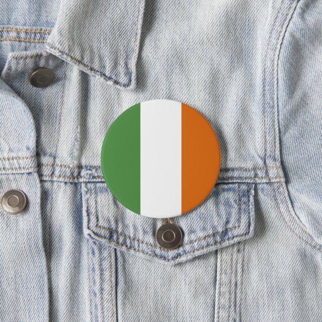 Irland flagga knapp (In Situ)