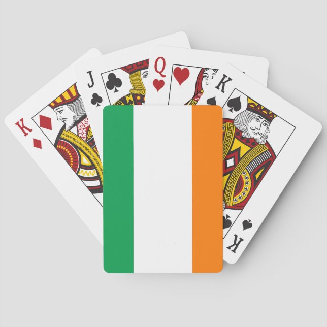 Irland-Flagga Kortlek (Baksidan)